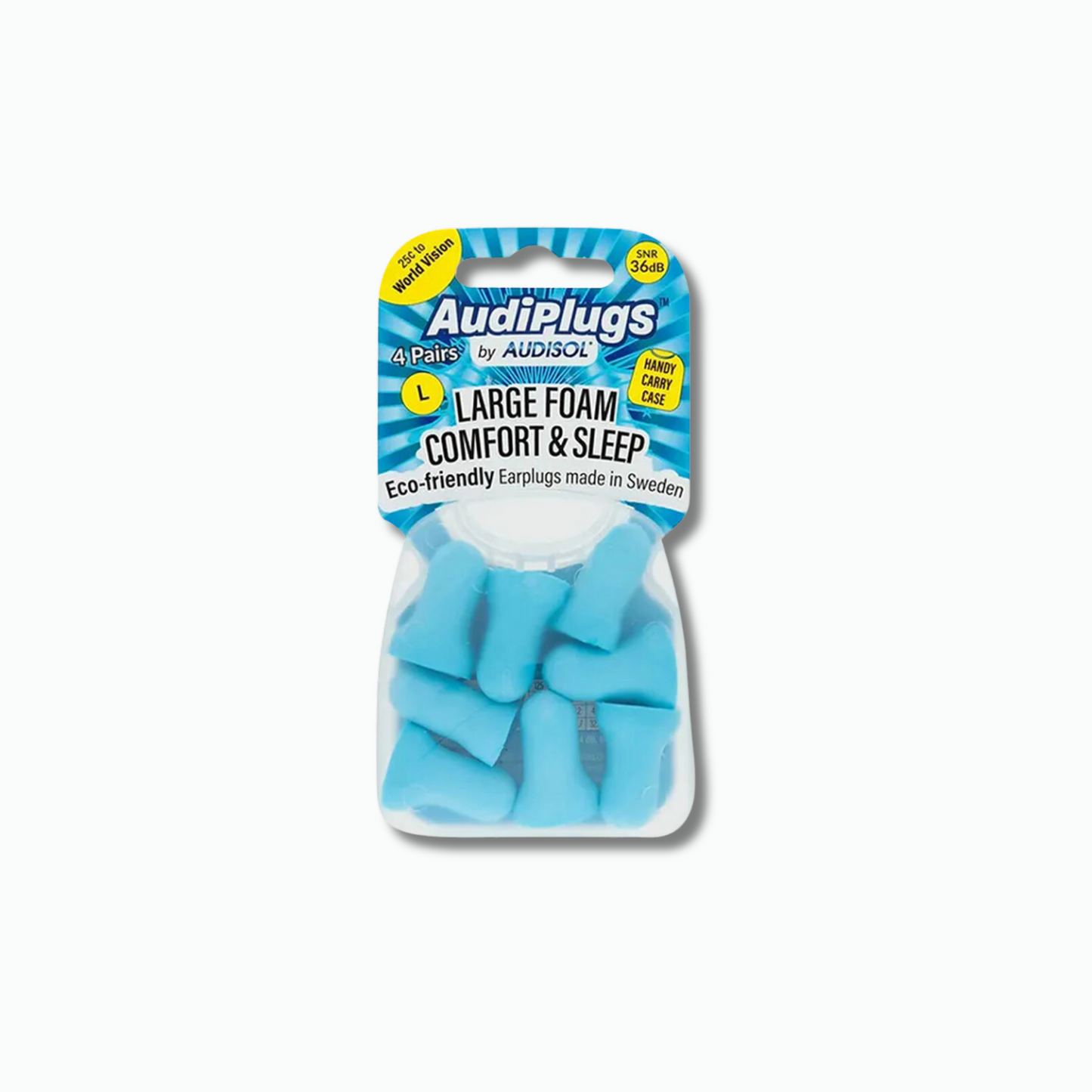 AUDIPLUGS LARGE FOAM COMFORT & SLEEP