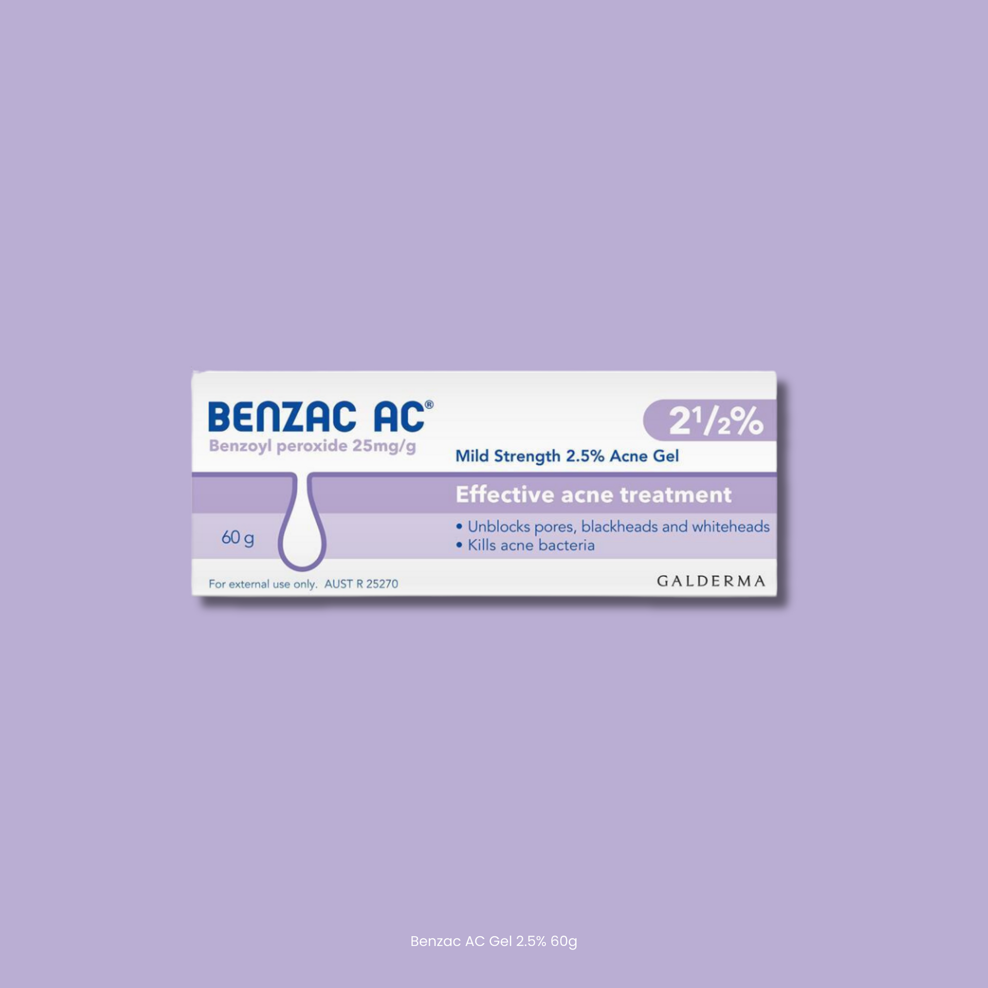 Benzac AC Gel 5% 60g - STELLAR PHARMACY