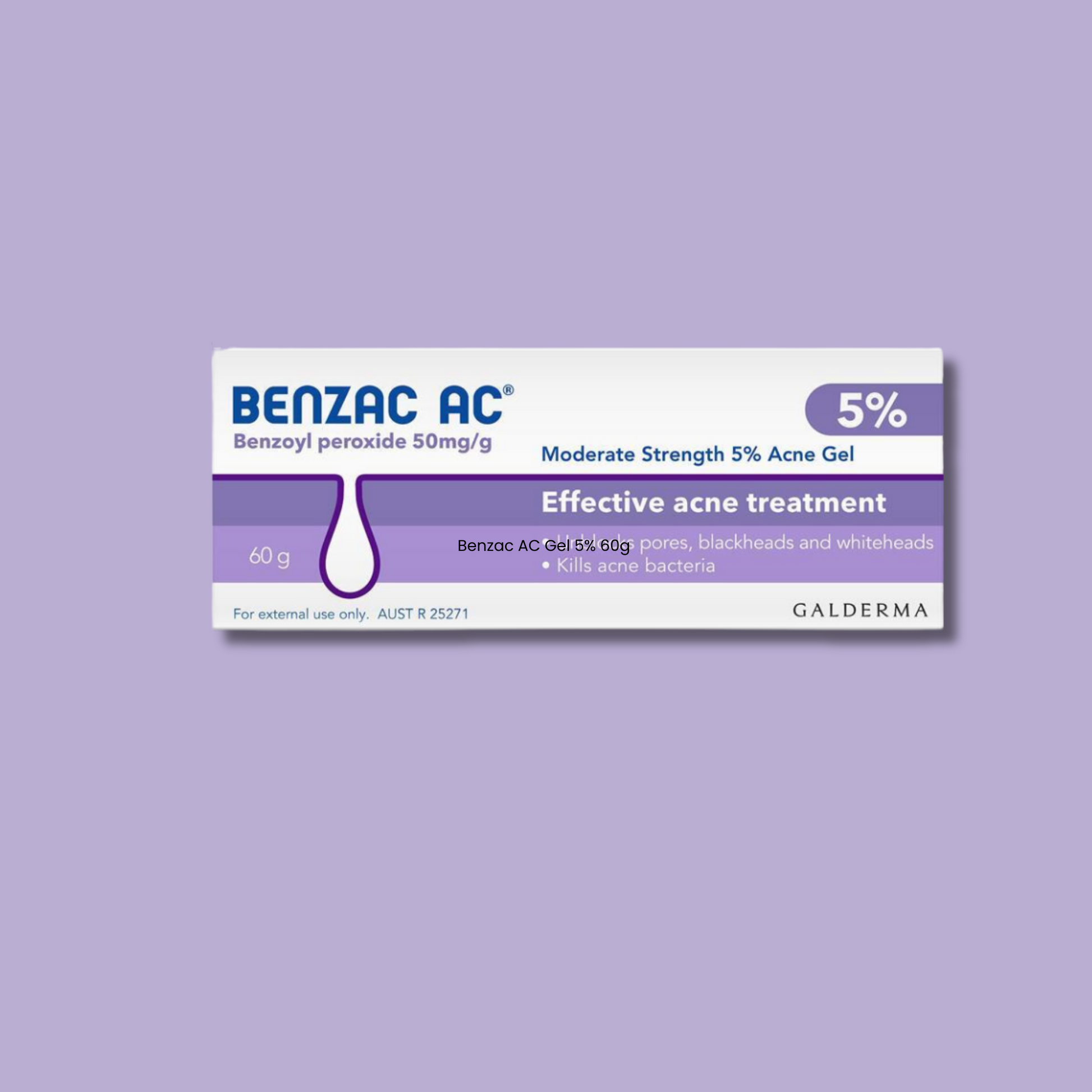 Benzac AC Gel 5% 60g - STELLAR PHARMACY