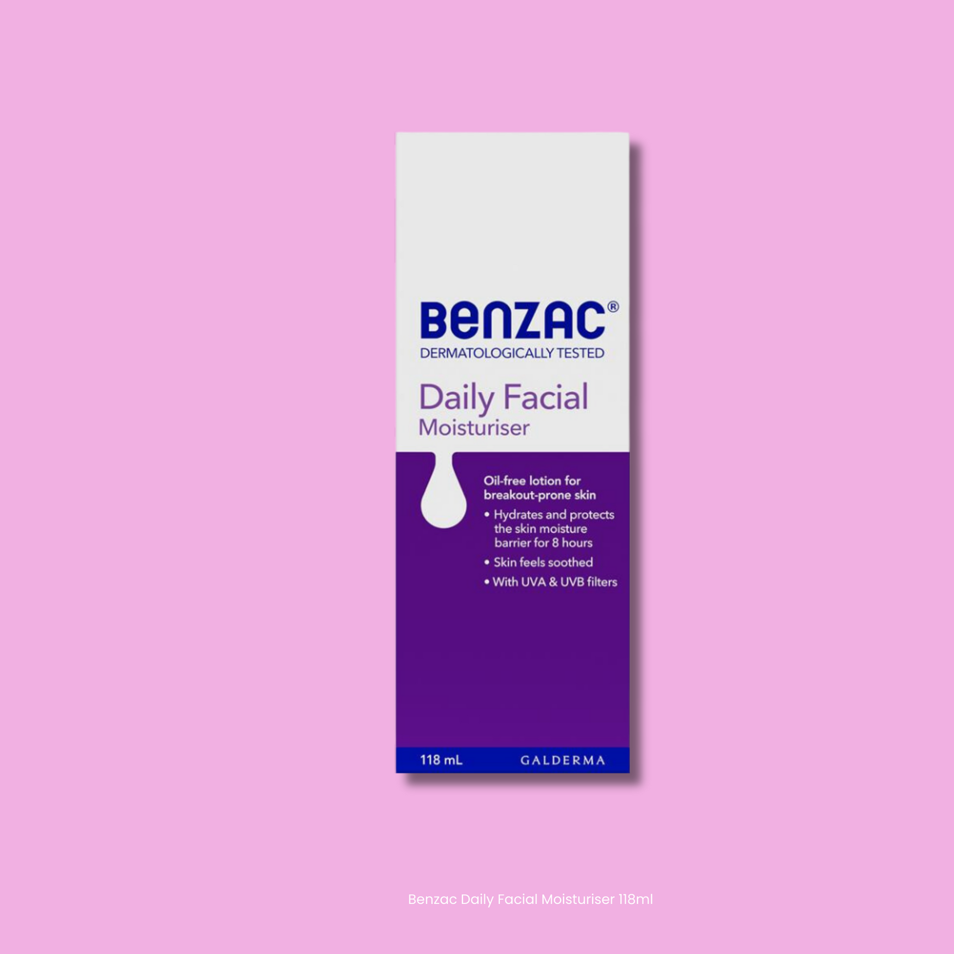 Benzac Daily Facial Moisturiser 118ml - STELLAR PHARMACY