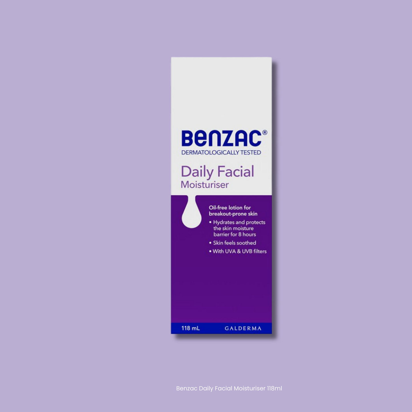 Benzac Daily Facial Moisturiser 118ml - STELLAR PHARMACY