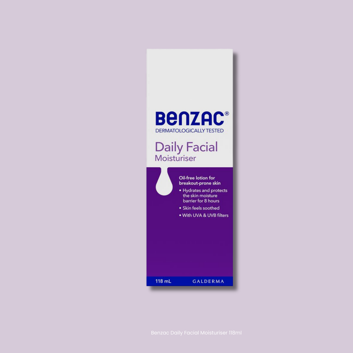 Benzac Daily Facial Moisturiser 118ml - STELLAR PHARMACY