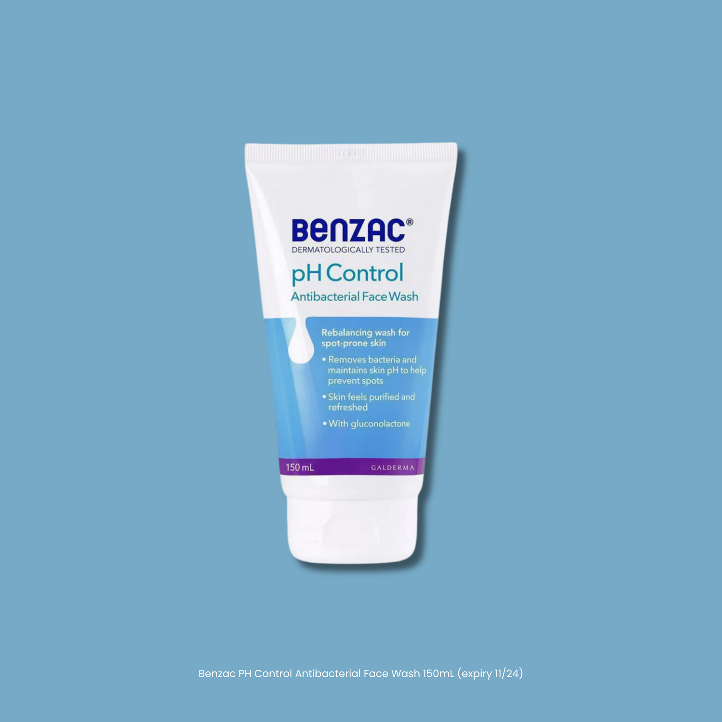 Benzac PH Control Antibacterial Face Wash 150m - STELLAR PHARMACY