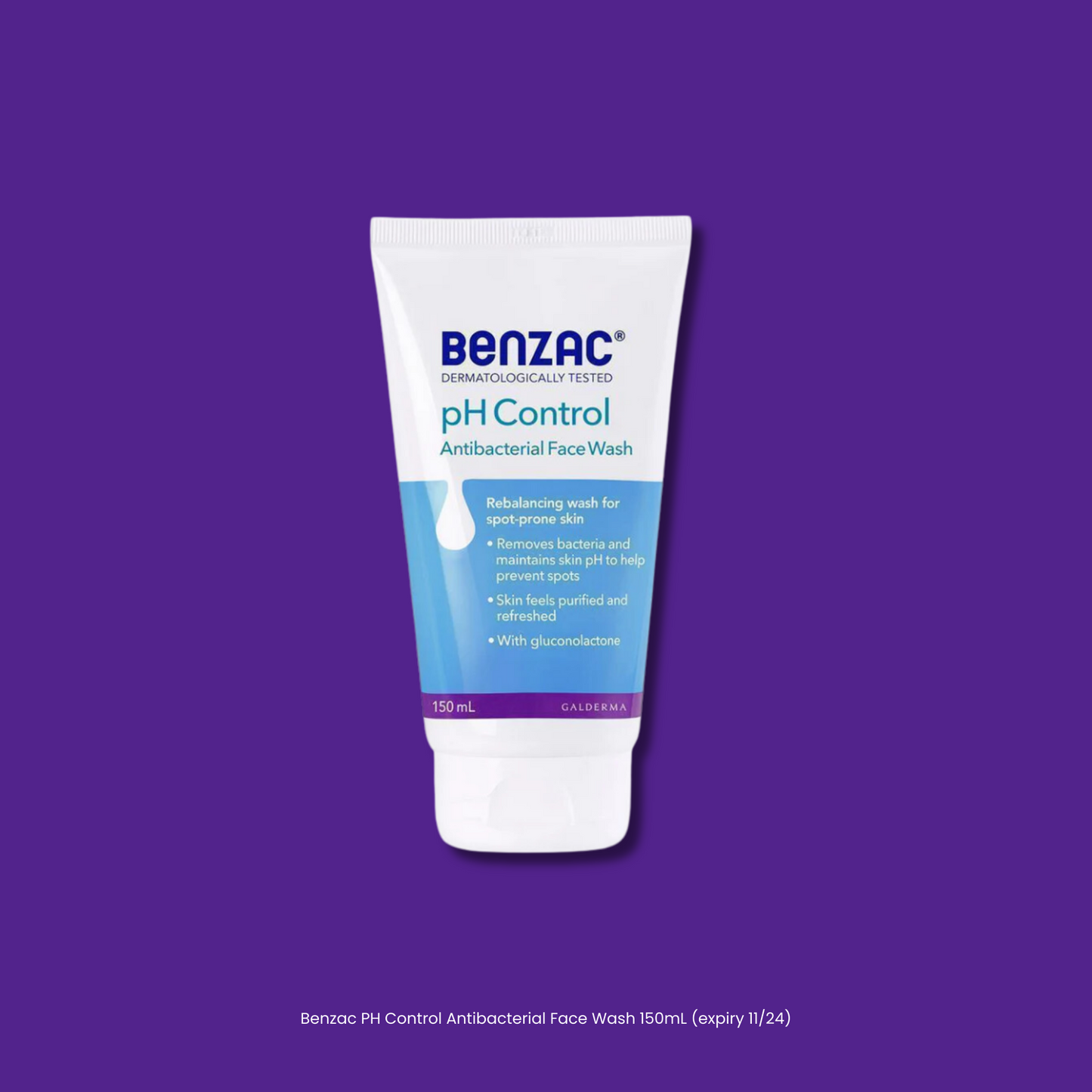 Benzac PH Control Antibacterial Face Wash 150m - STELLAR PHARMACY