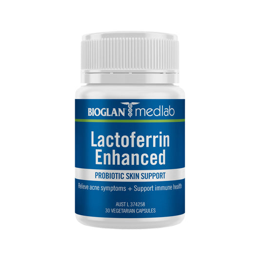 Bioglan Medlab Lactoferrin Enhanced 30vc - STELLAR PHARMACY