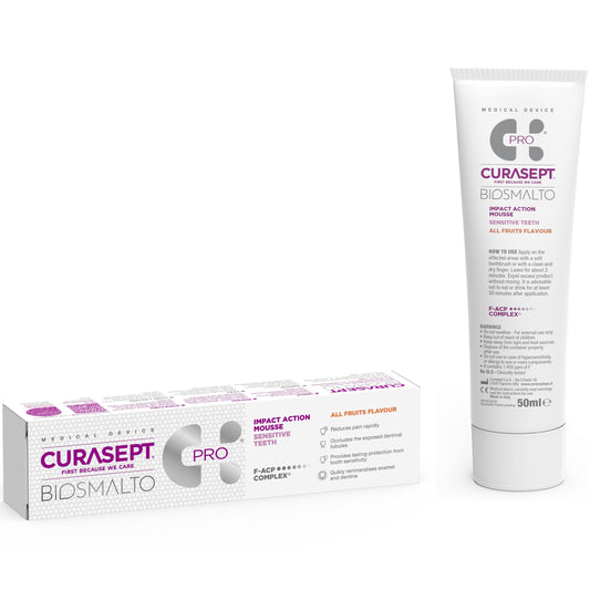 Curasept Biosmalto Mousse for Sensitive Teeth All Fruits Flavour