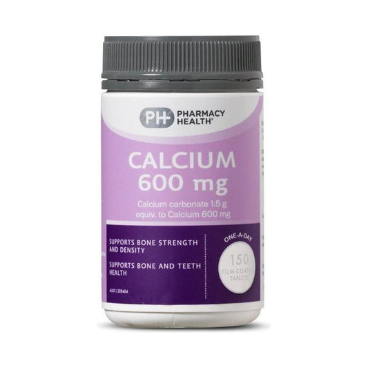 PHarmacy health CALCIUM 600MG 150 TABLETS