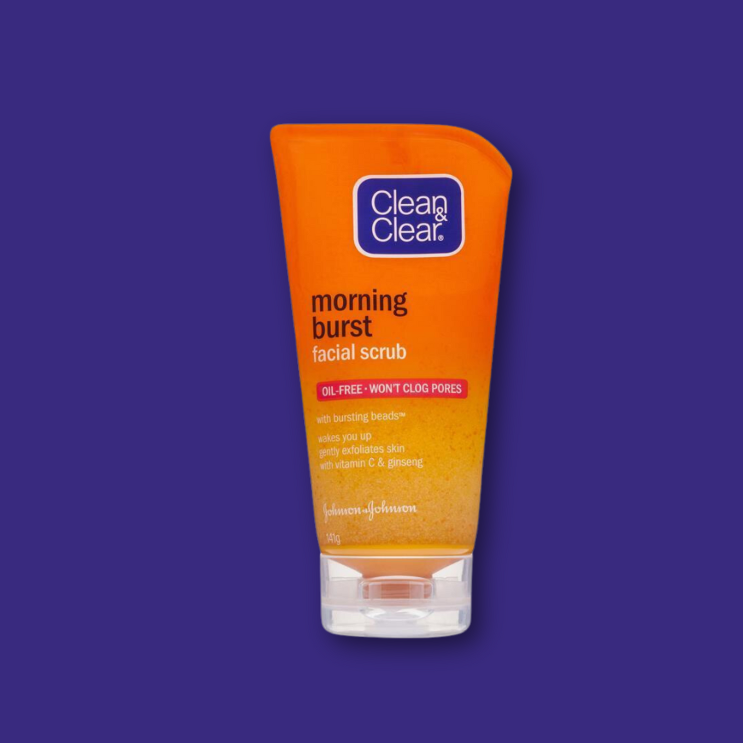 Clean & Clear Morning Burst Orange Facial Scrub 141g - STELLAR PHARMACY
