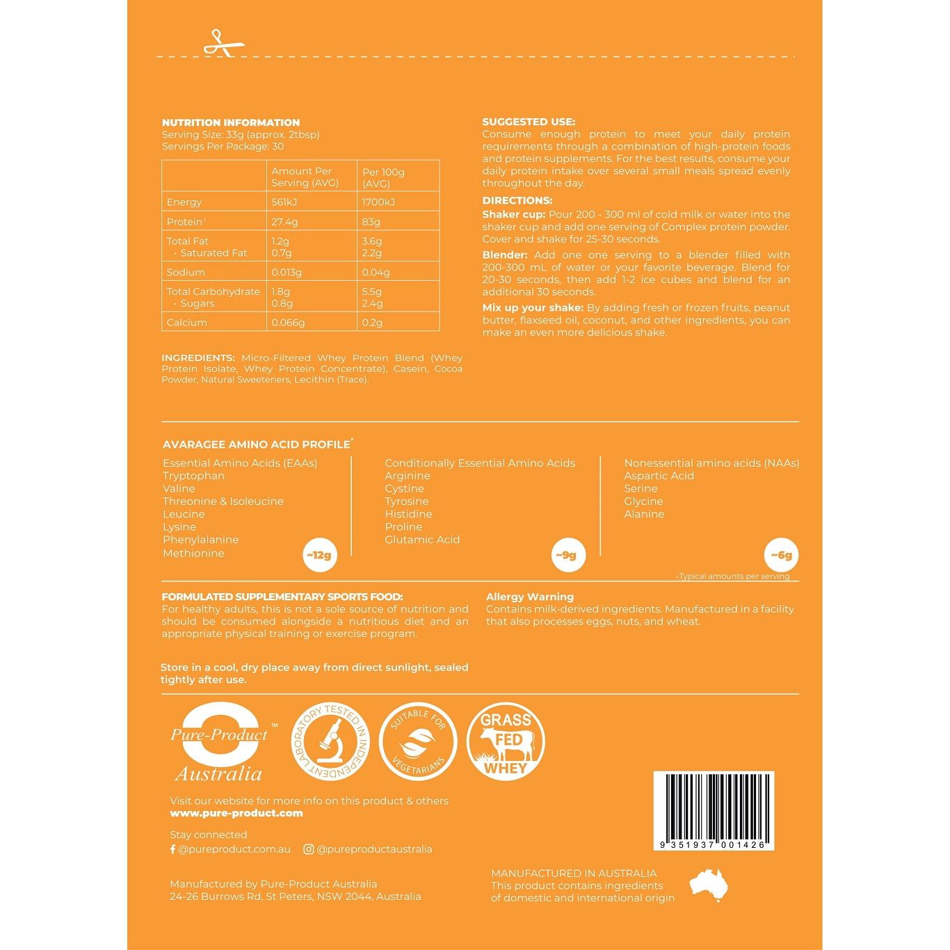 Complex Protein [WPI/WPC/CASEIN]