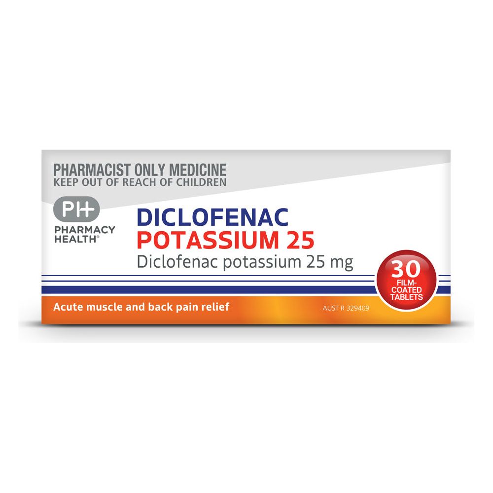 DICLOFENAC POTASSIUM 25 TABLETS