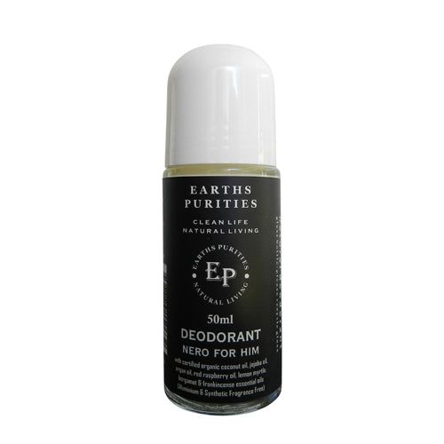 Earths Purities Mens Amalfi Rollon Deodorant 50g