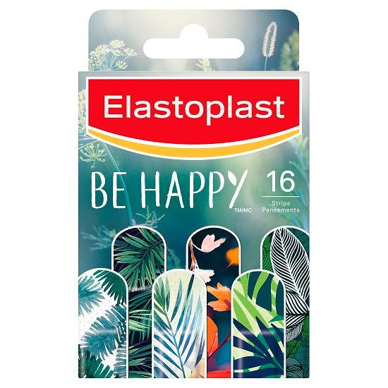 Elastoplast Prints Be Happy Strips 16 Pk (picture may vary)