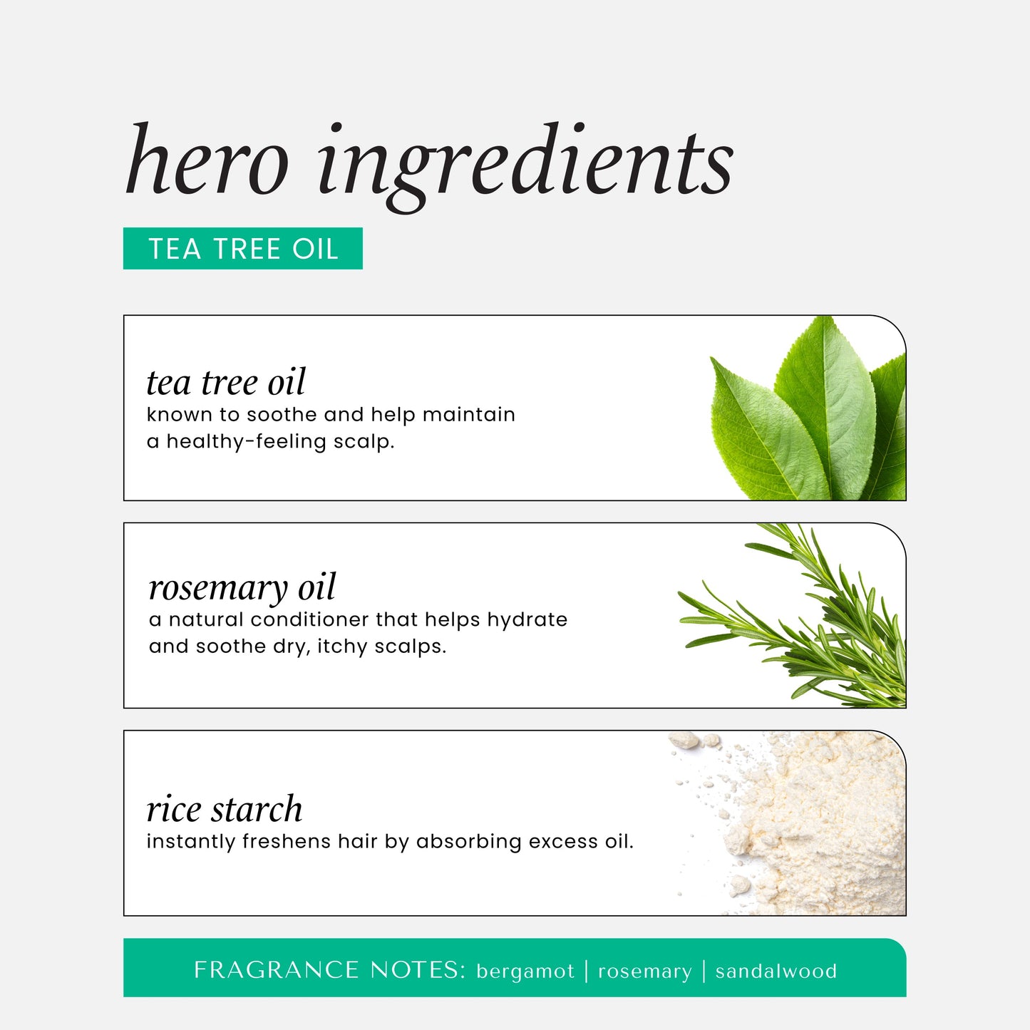 Tea Tree Oil Dry Shampoo