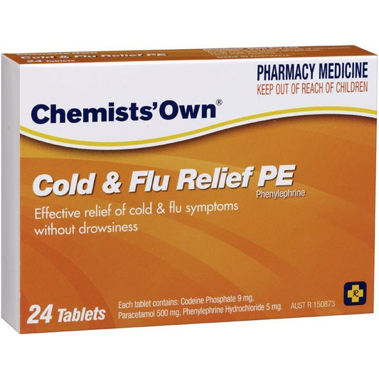 Chemists’ Own Cough, Cold & Flu Relief Day PE 24 Caps