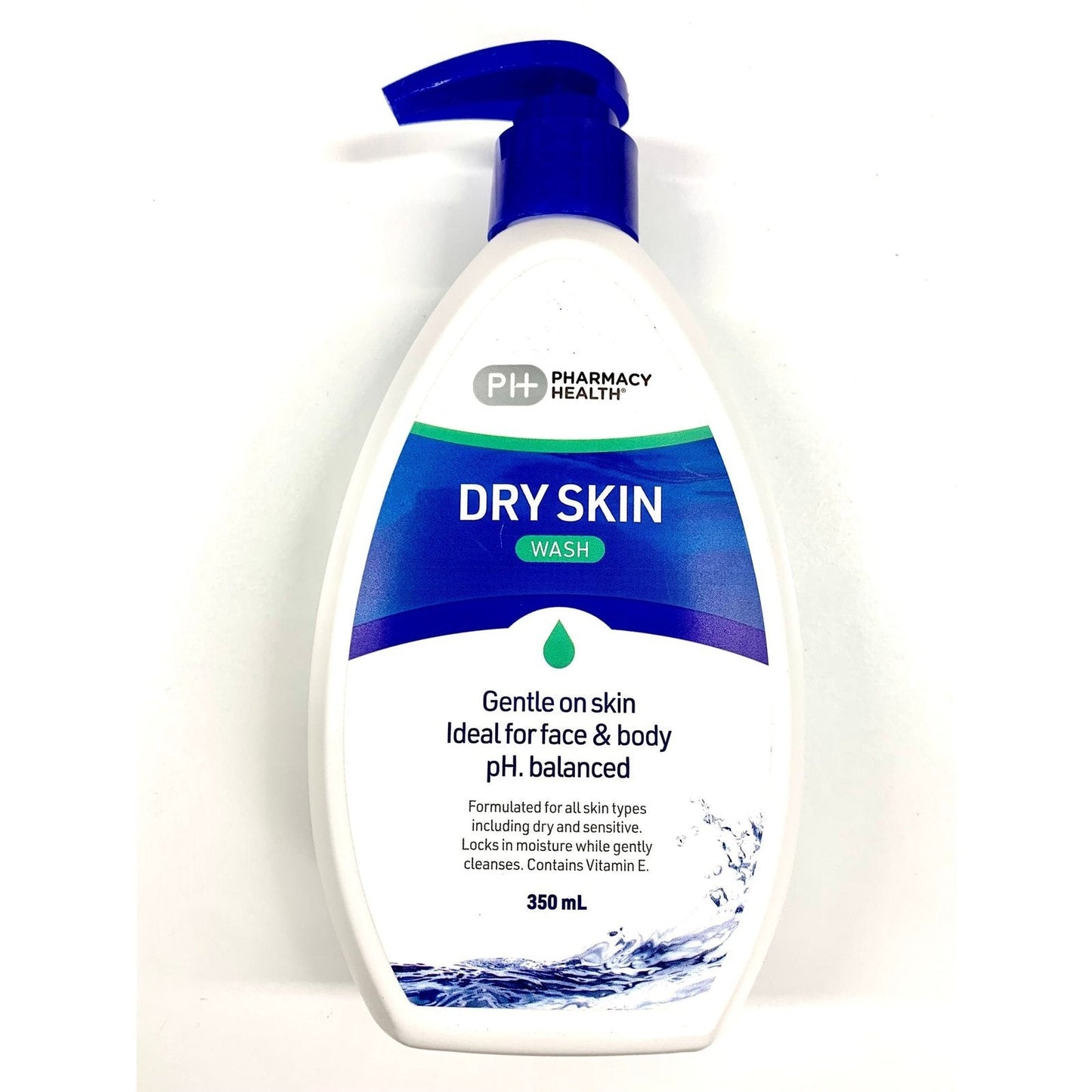 PHarmacy health DRY SKIN WASH 350ML BOTTLE