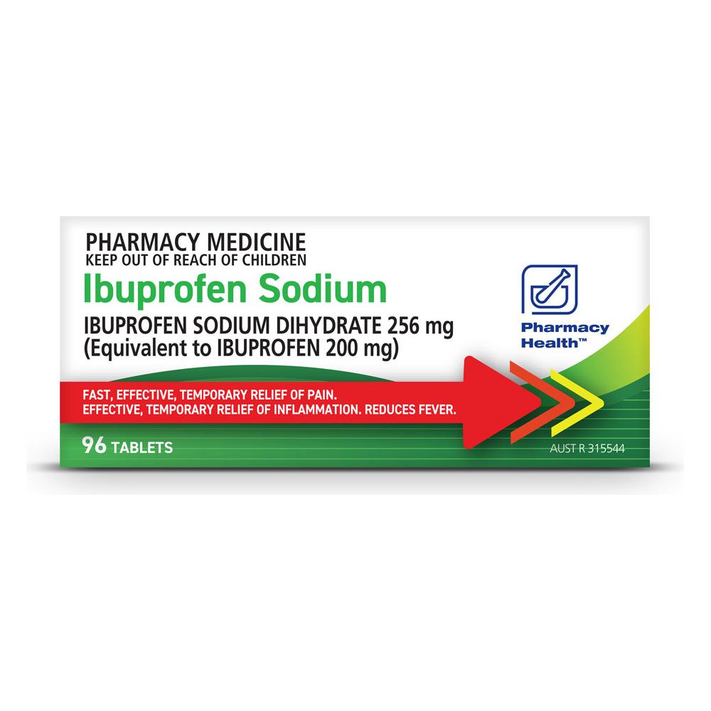 IBUPROFEN SODIUM 256MG TABLETS
