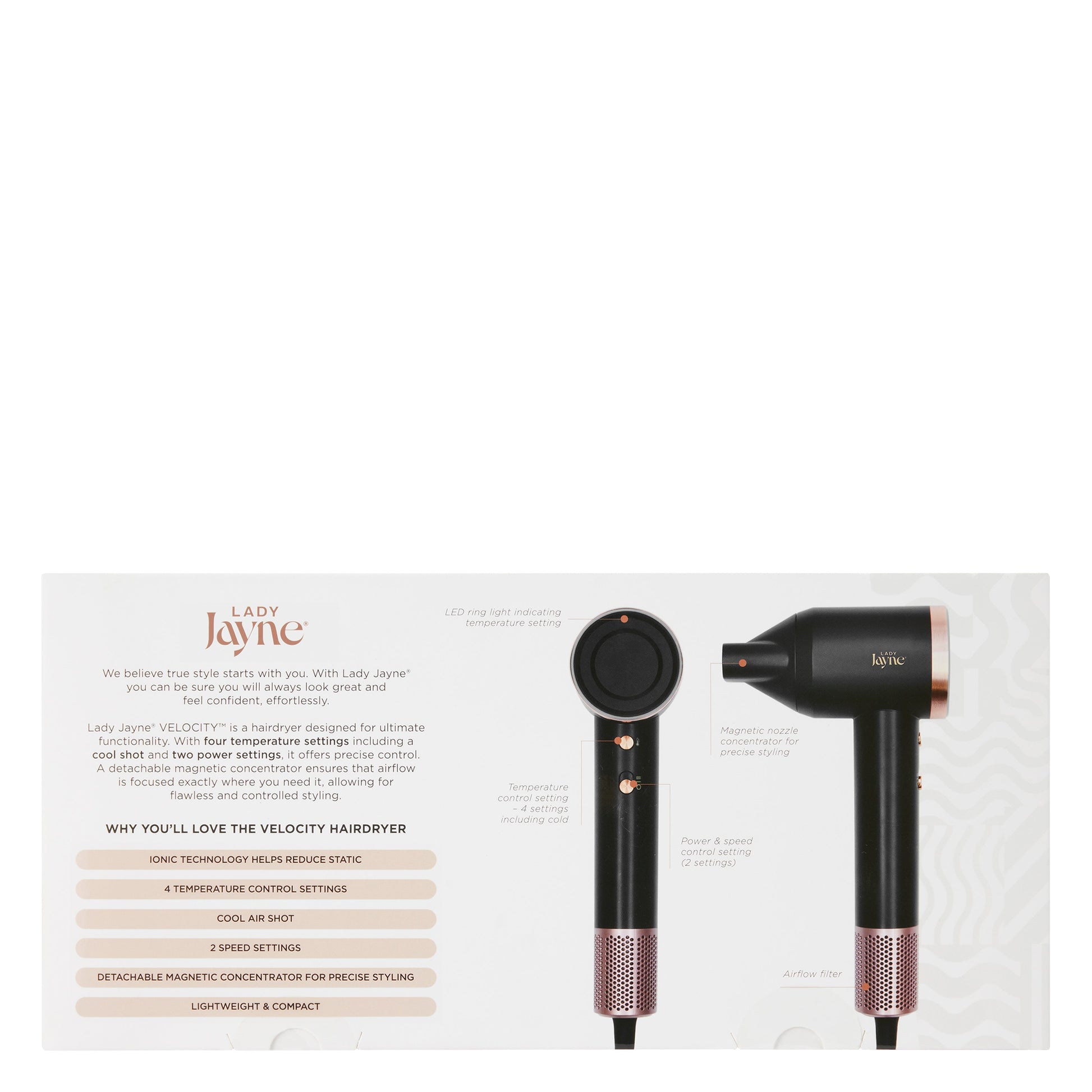 Velocity Ionic Dryer - STELLAR PHARMACY