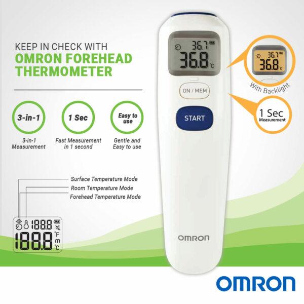 Omron MC720 Touchless Forehead Thermometer