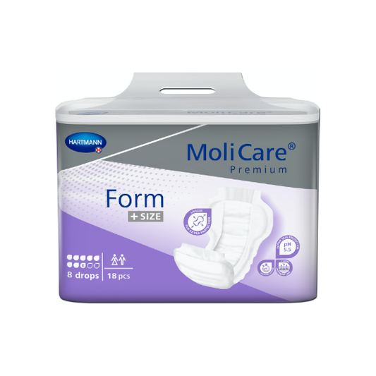 MoliCare Premium Form with SIZE Pads