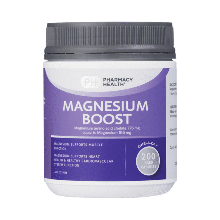 Pharmacy Health MAGNESIUM BOOST 200 CAPSULES