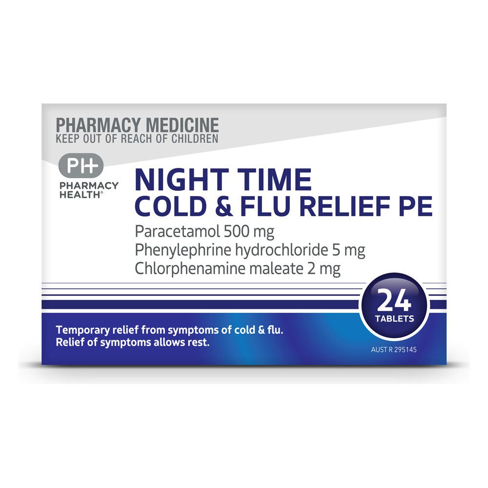NIGHT TIME COLD & FLU RELIEF PE