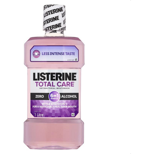 Listerine Mouthwash Total Care Zero 1 Litre - STELLAR PHARMACY