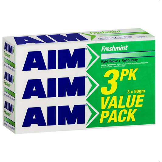 Aim Toothpaste Freshmint Value 3 Pack