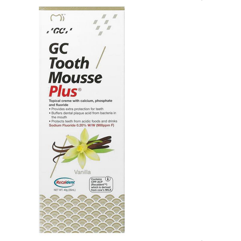 GC Tooth Mousse Plus Vanilla 40g - STELLAR PHARMACY