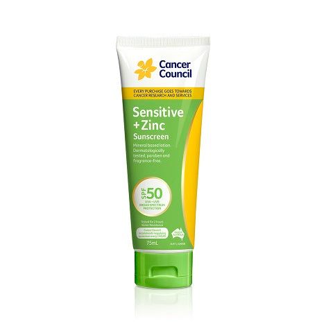 CANCER COUNCIL SEN ZINC SPF50 75ML