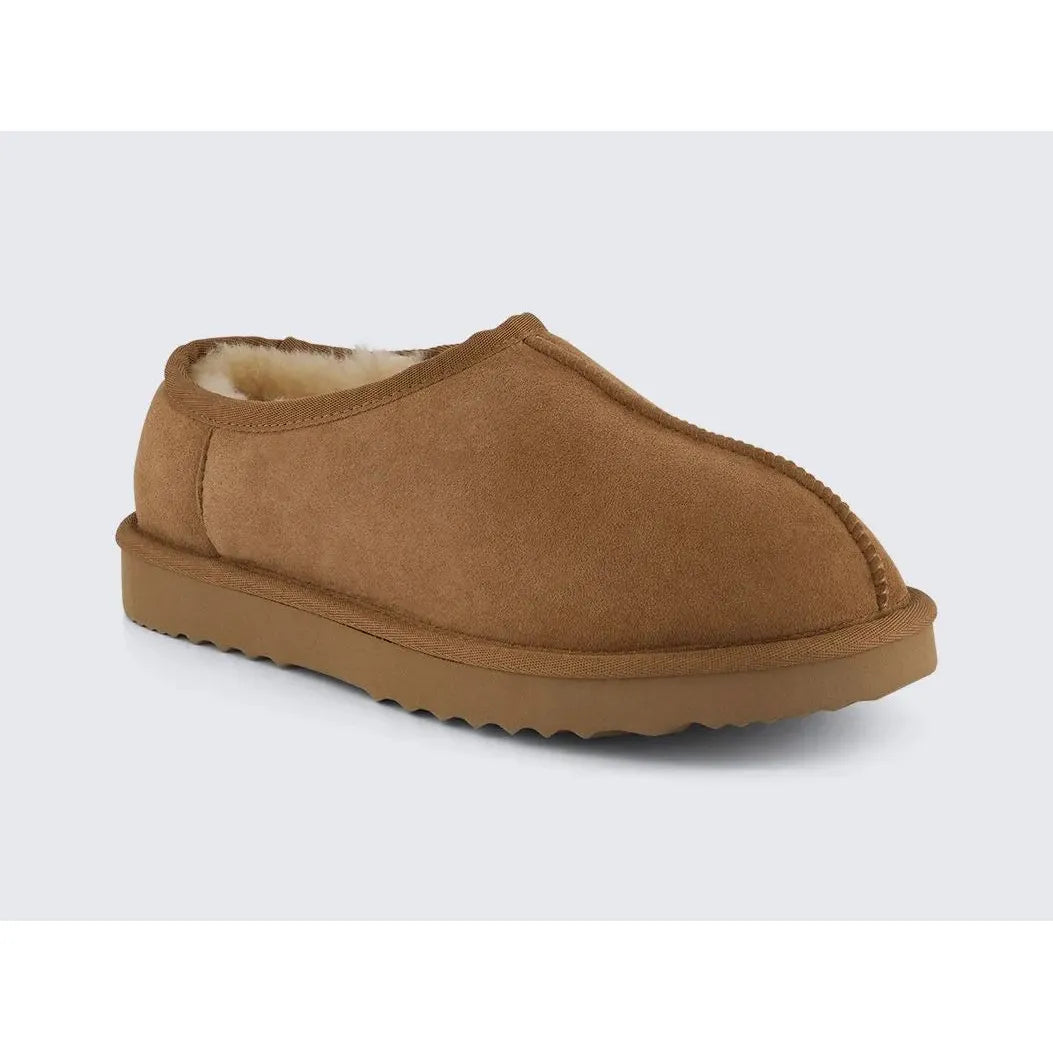 SHEARLING SLIP ON Chestnut