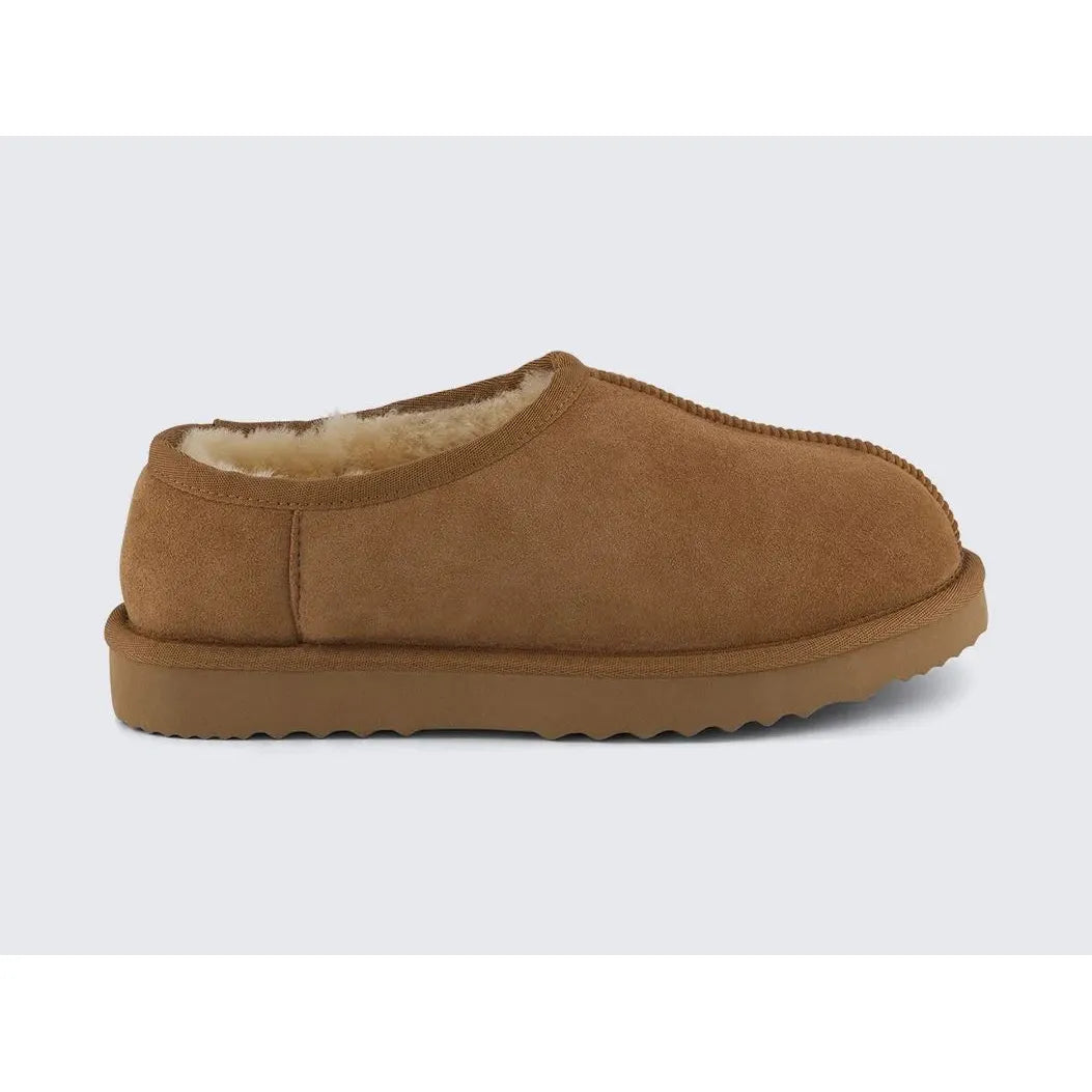 SHEARLING SLIP ON Chestnut