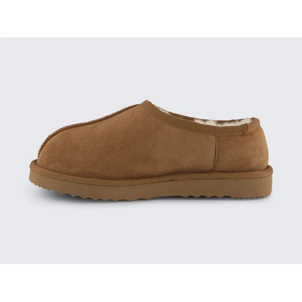 SHEARLING SLIP ON Chestnut