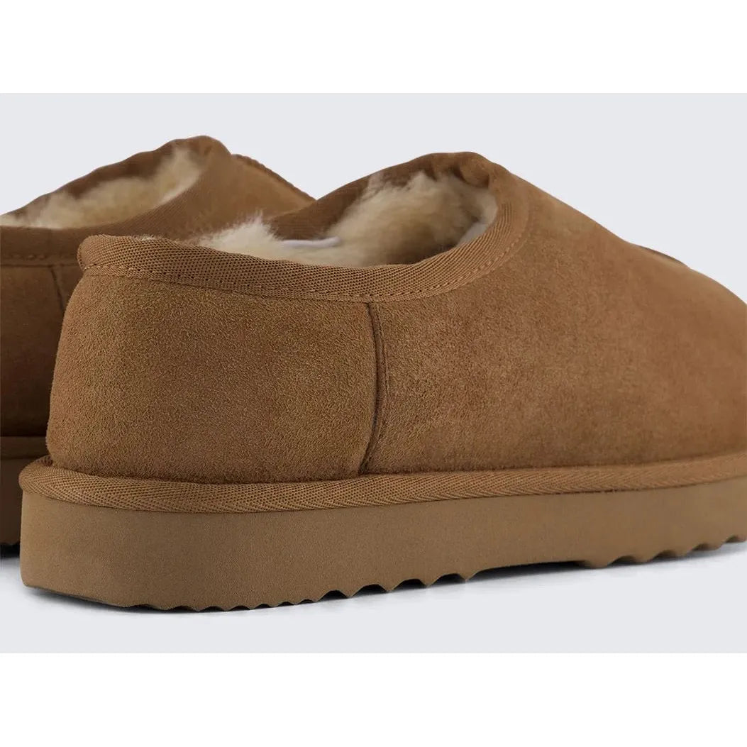 SHEARLING SLIP ON Chestnut