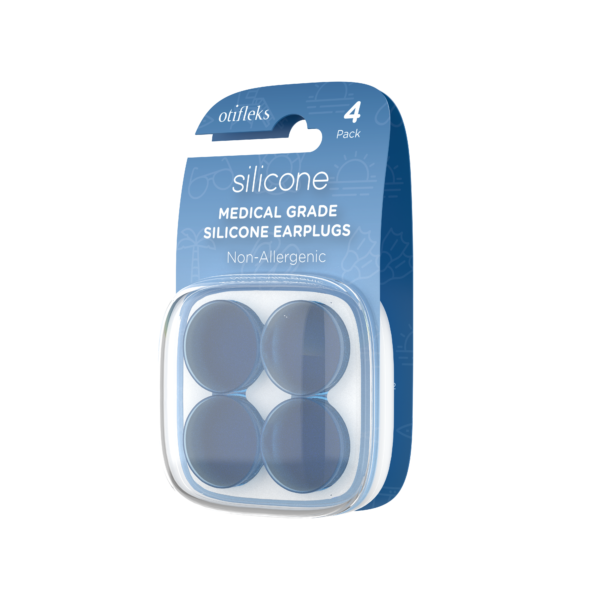 Otifleks Pure Medical Grade Silicone Moldable Earplugs - Soft, Comfortable & Hypoallergenic for All Ages