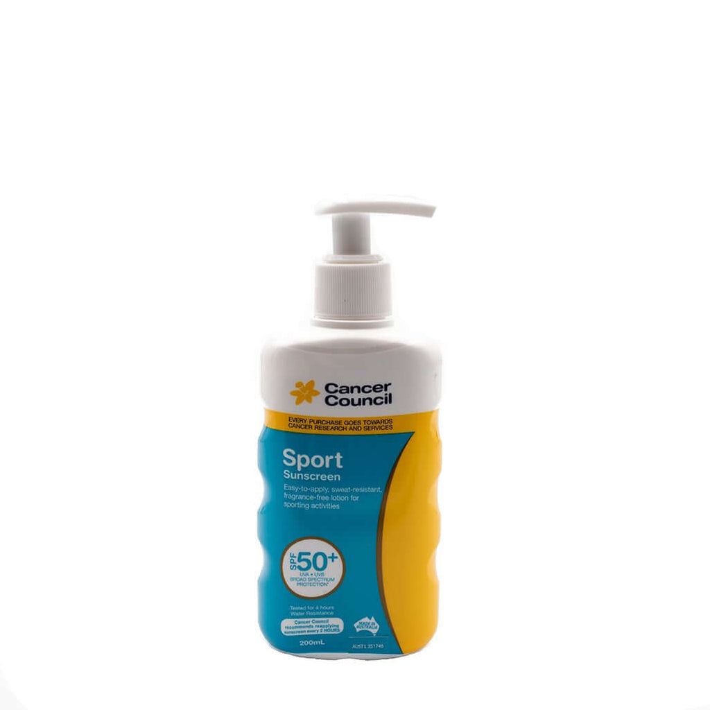 Cancer Council Sport Sunscreen Pump SPF50 Plus - 200mL