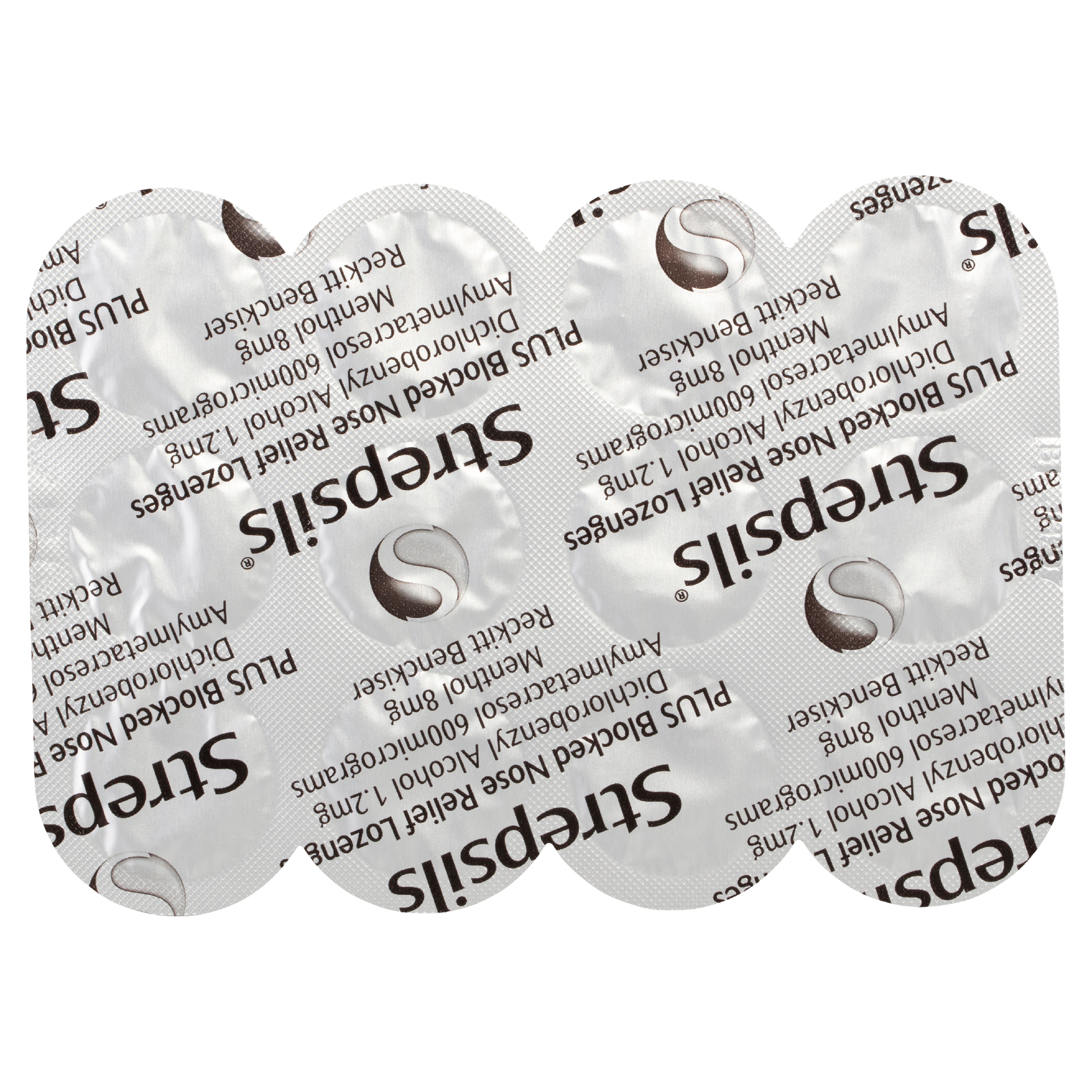 Strepsils Plus Blocked Nose Relief Menthol Eucalyptus 36 Pack - STELLAR PHARMACY