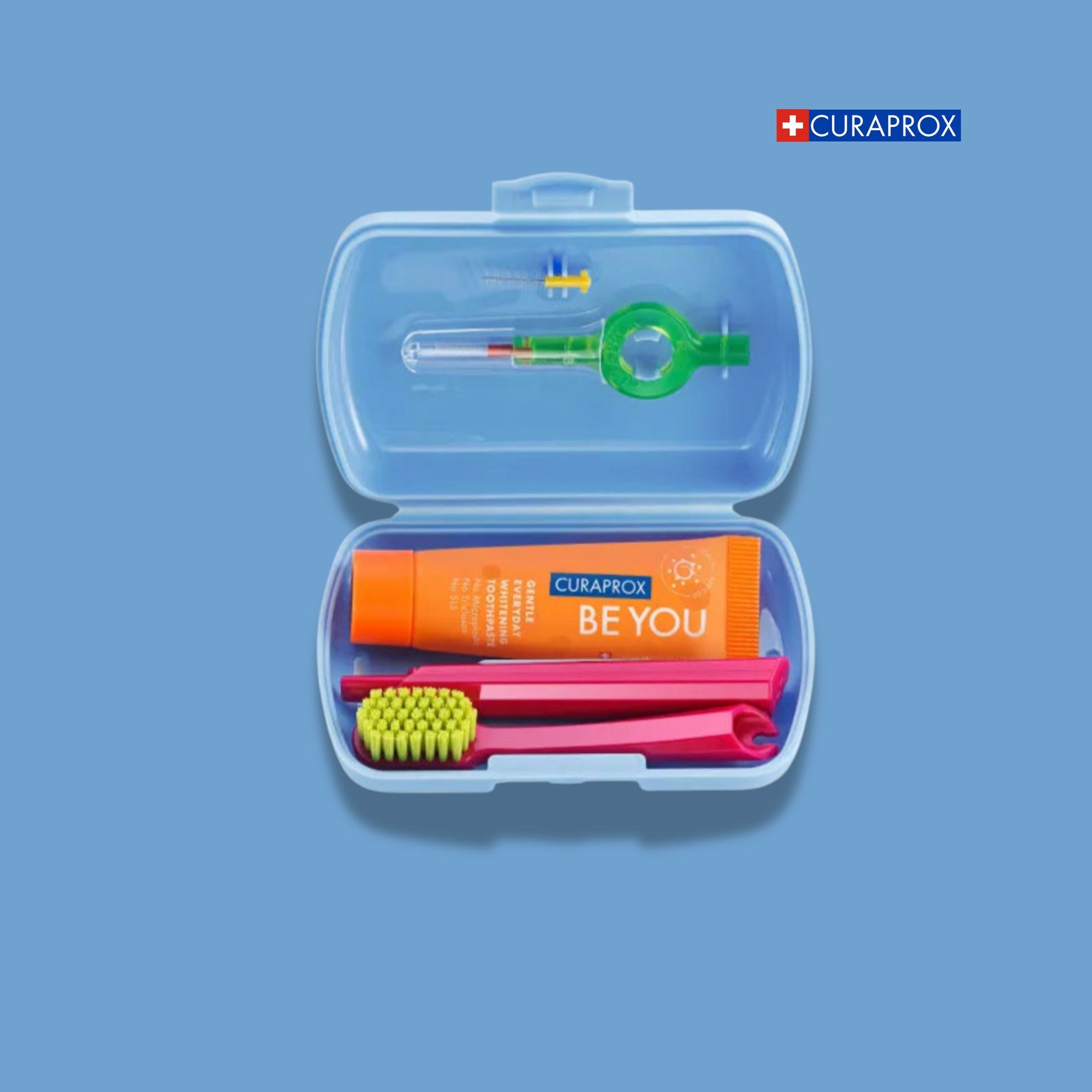 Travel set. Blue