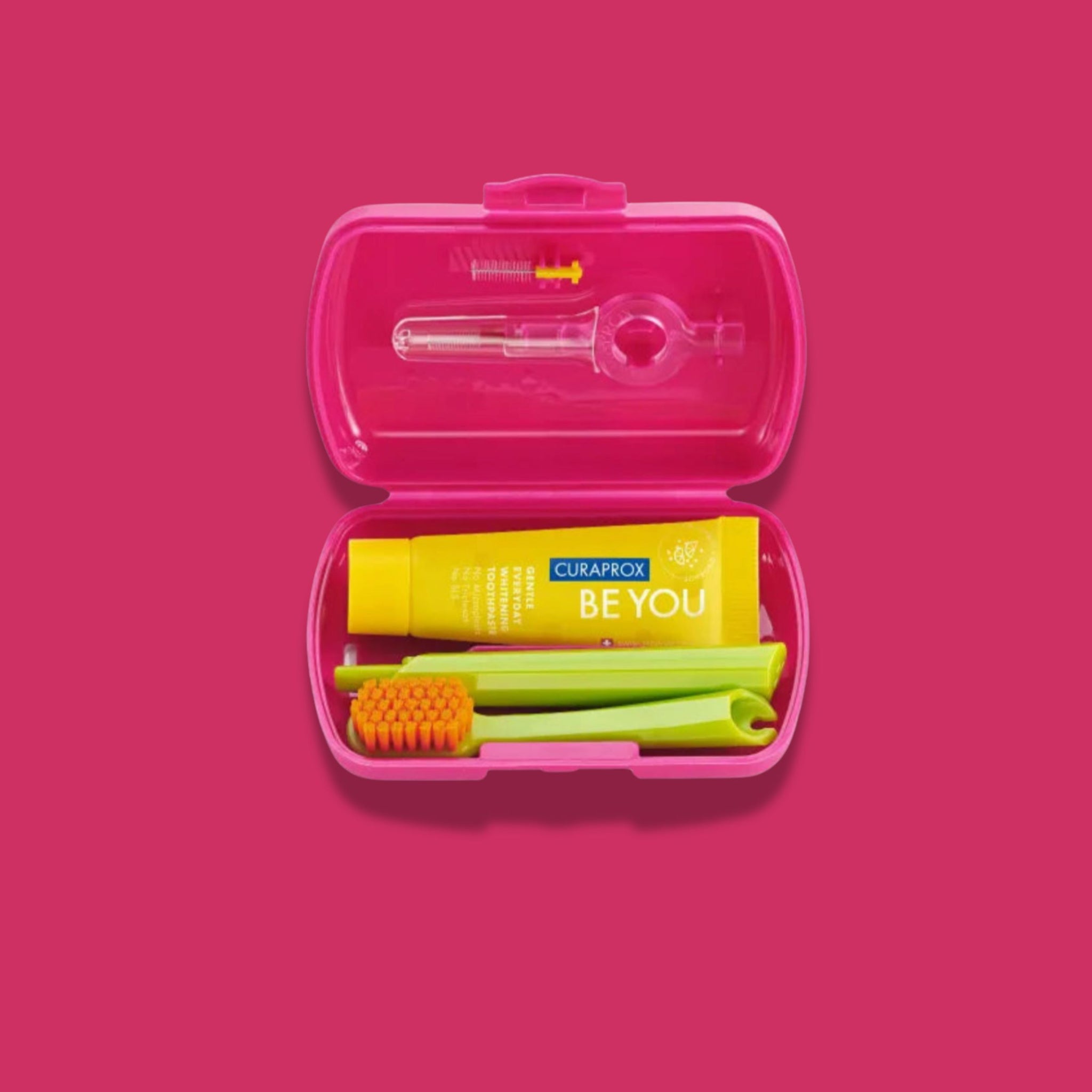 Travel set. Red