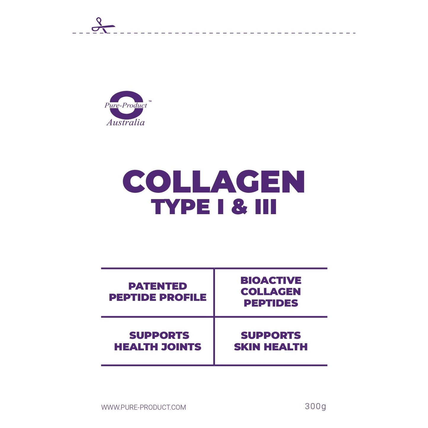 Collagen Peptides Type I & III (Germany )