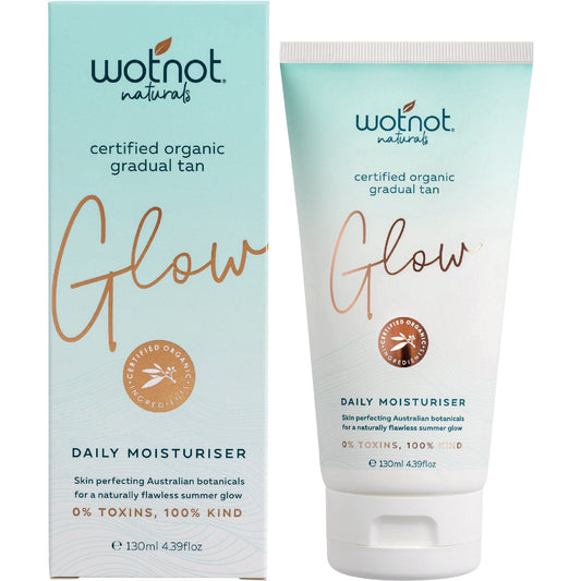 Wotnot Naturals Glow Certified Organic Gradual Tan Everyday Lotion 130ml