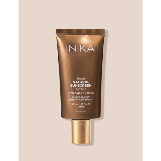 INIKA Organic Tinted Natural Sunscreen SPF50+ 50mL