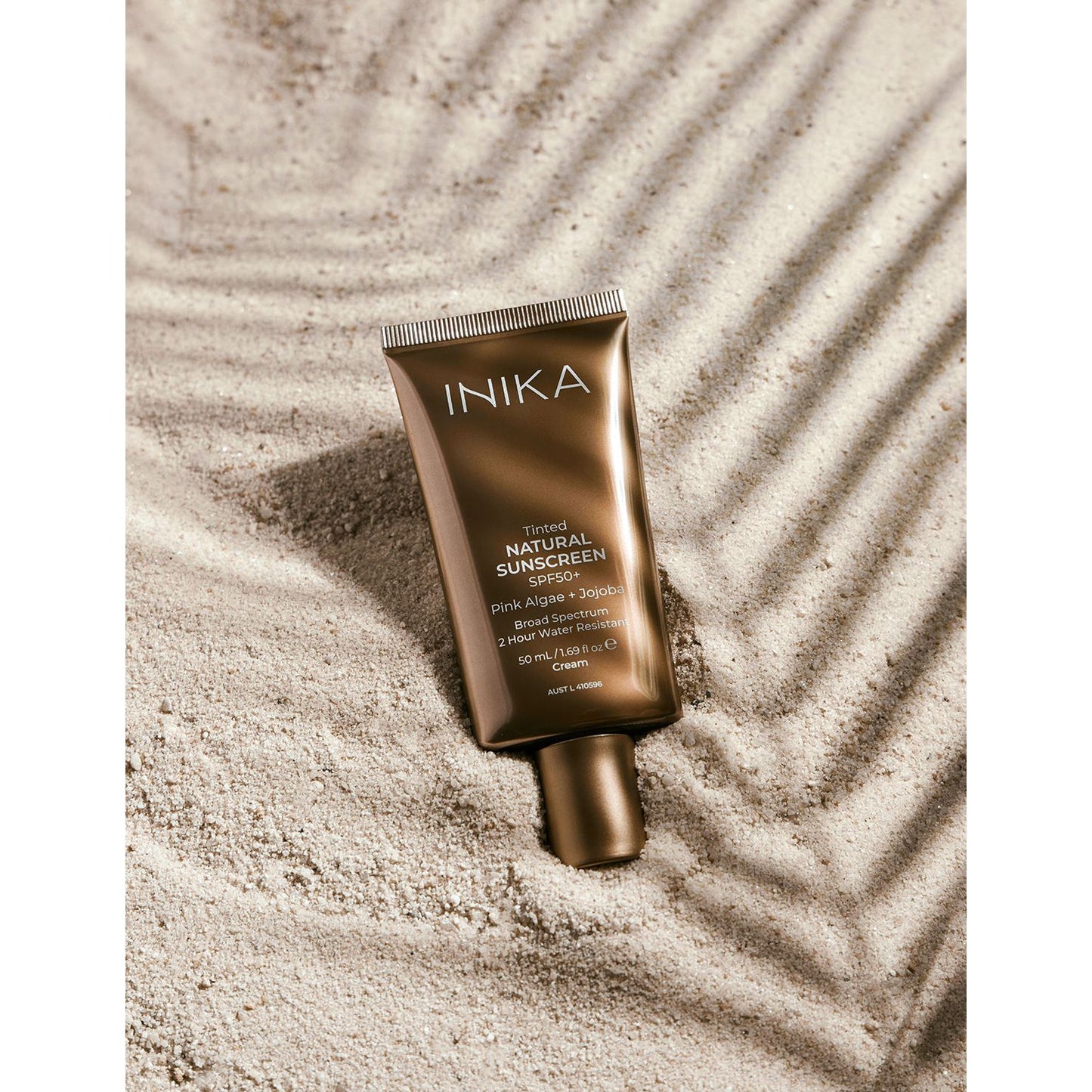 INIKA Organic Tinted Natural Sunscreen SPF50+ 50mL