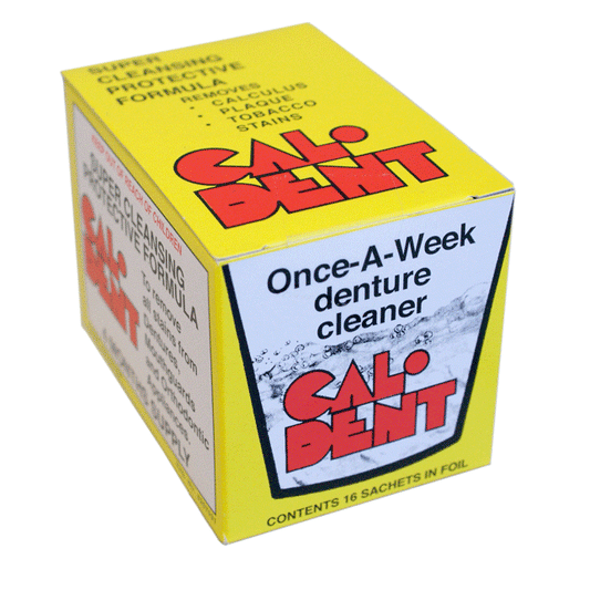 Caldent Denture Cleaner Sachets 16 - STELLAR PHARMACY