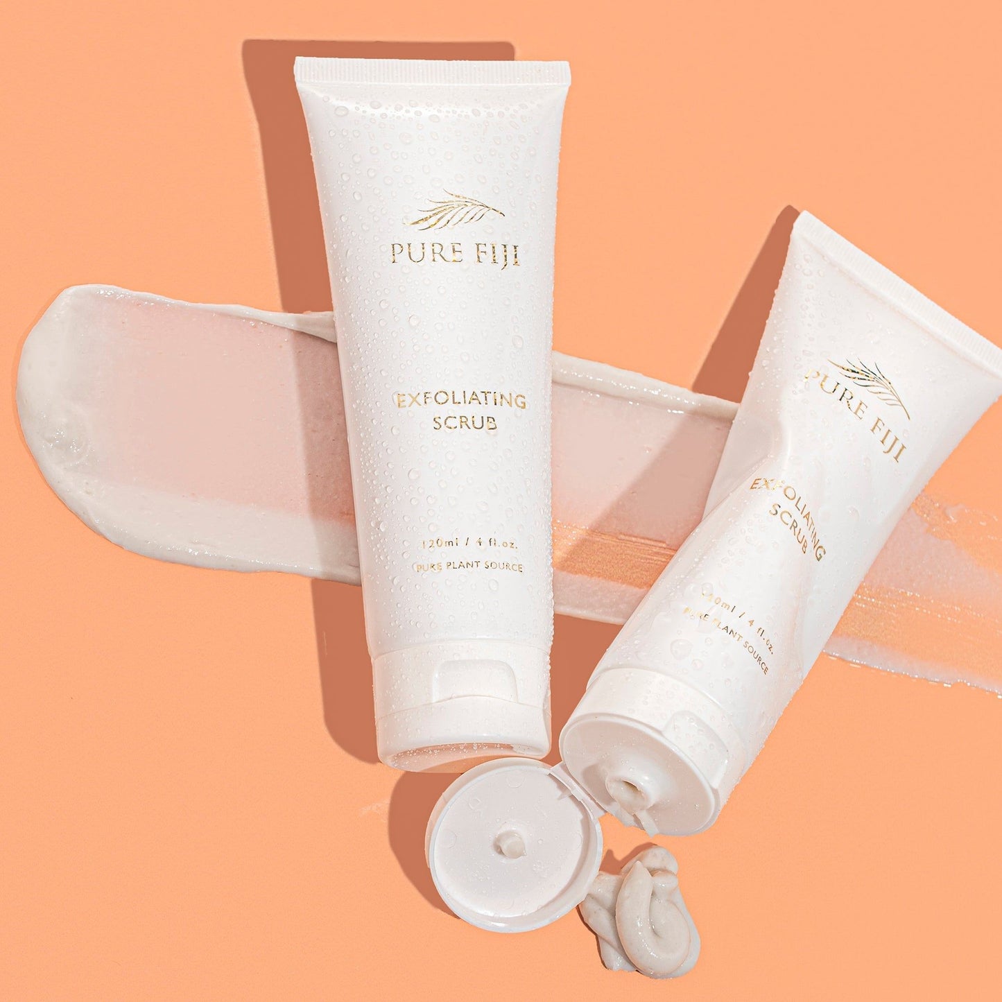 Coconut Exfoliating Scrub with Papaya and Pineapple Enzyme (4oz/120ml)