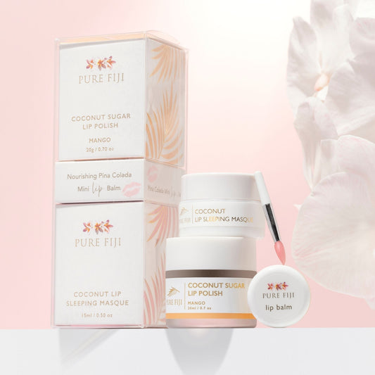 Lip Polish, Balm & Sleeping Masque Trio