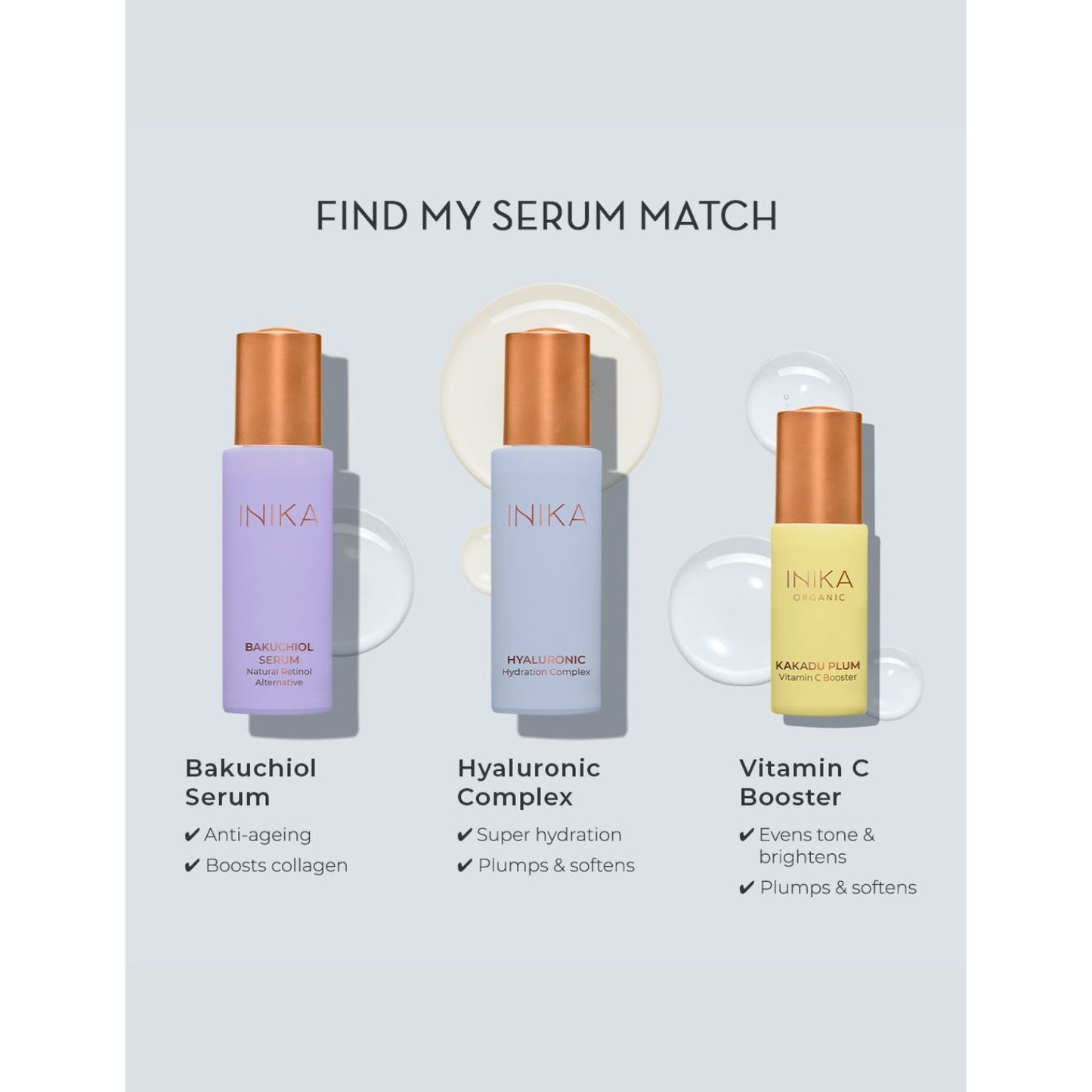 INIKA Organic Bakuchiol Serum Natural Retinol Alternative