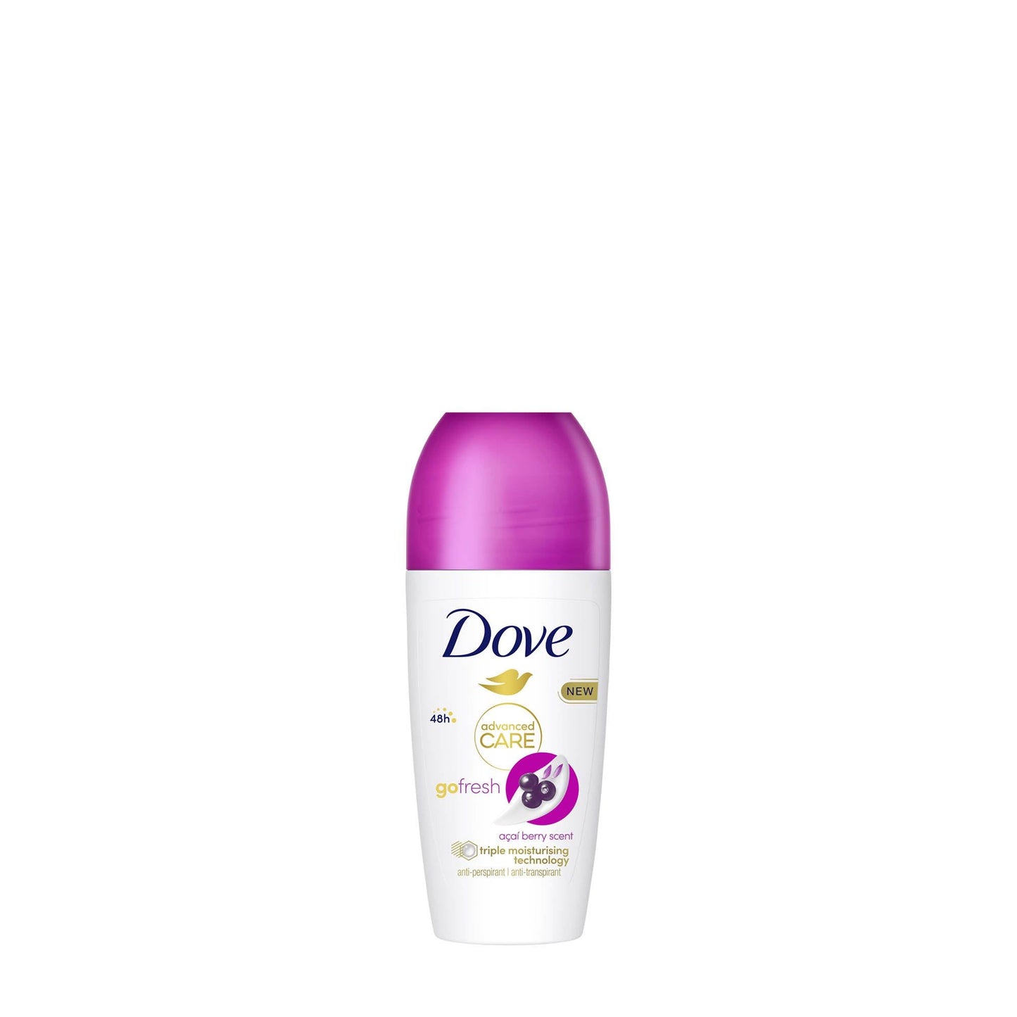 Dove Deodorant Roll-On advanced care go fresh açaí berry scent 48h anti-perspirant 50ml