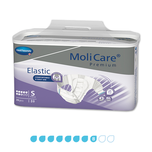 MoliCare Premium Elastic 8 Drops Slip Open Style