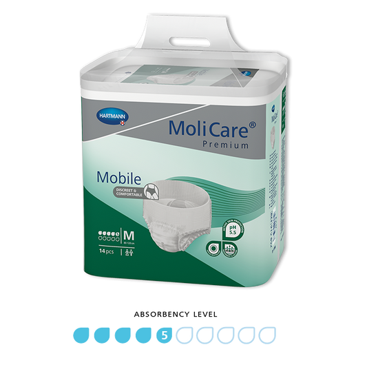MoliCare Premium Mobile 5 Drops Pull Up Pant MEDIUM | Pack of 14