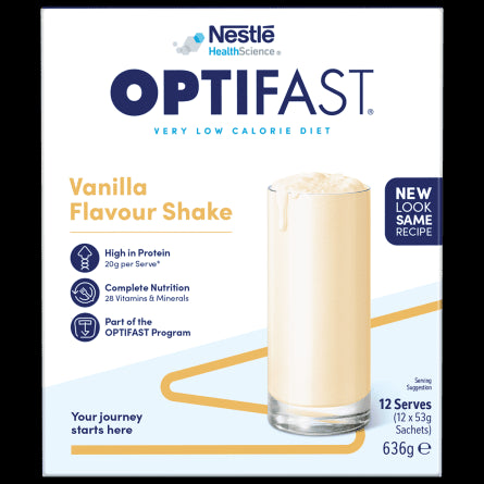 Optifast VLCD Shake Vanilla 53g x 12 Pack